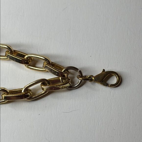 Vintage Baby Phat Gold Tone Chain Link Belt with Rhinestone Cats 33-47” - Picture 5 of 6